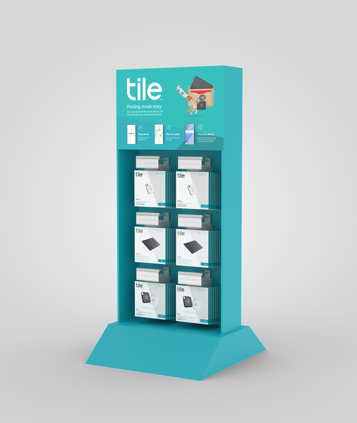 Tile Navy Exchange Display MOCO MOCO